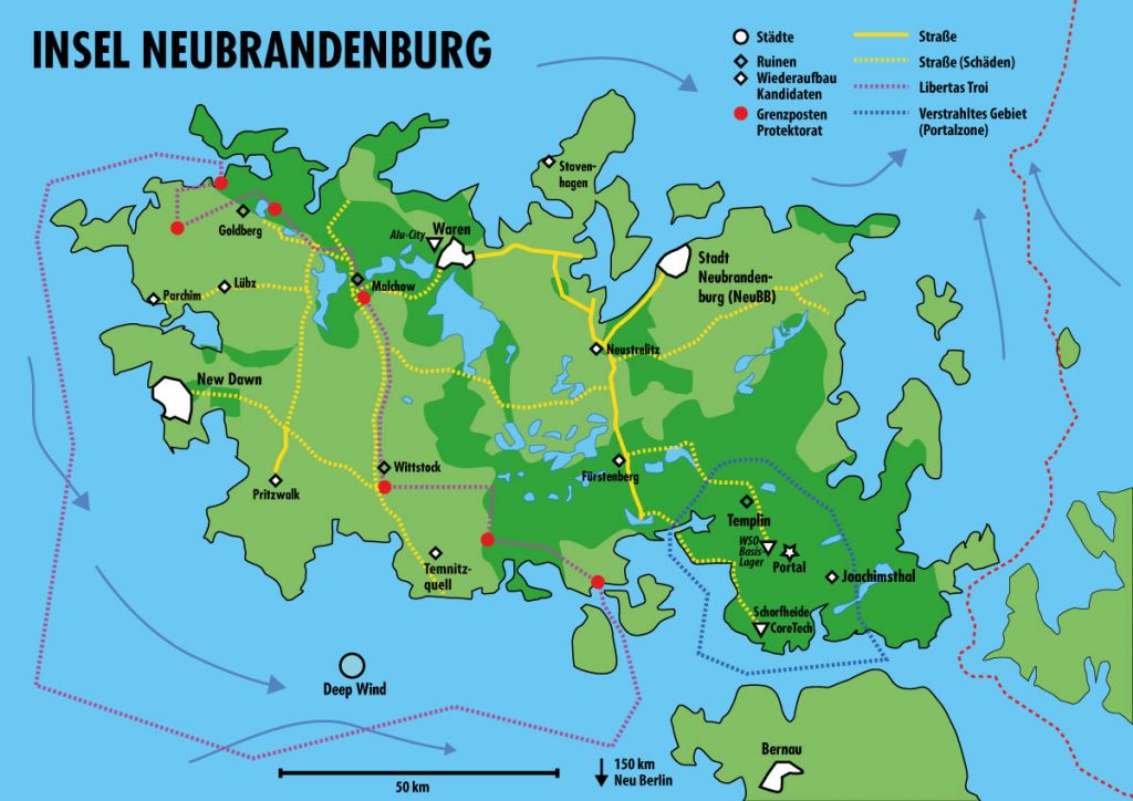 Neu Brandenburg Insel mit Libertas Neu Brandenburg Insel mit Libertas