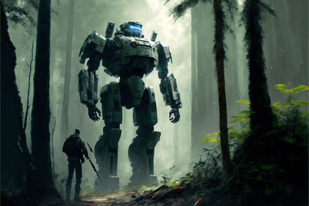 Mecha in the Wood Mecha in the Wood